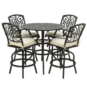 LM50-LTW12-5P Outdoor/Patio Furniture/Patio Dining Sets