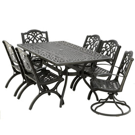Leeds Collection Seven-Piece All-Weather Dining Set