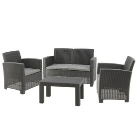 Galloway Collection Four-Piece All-Weather Conversation Set