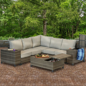 SV42-W6026V Outdoor/Patio Furniture/Outdoor Sofas