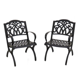 Leeds Collection All-Weather Chairs Set of 2