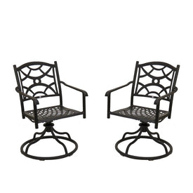 Darby Collection All-Weather Swivel Chairs Set of 2