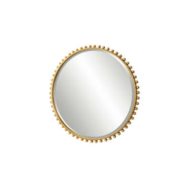 Taza Gold Round Wall Mirror