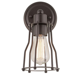 Florence Single-Light Bathroom Wall Sconce - Oil Rubbed Bronze