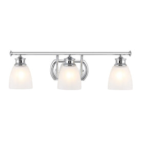 Beverly Three-Light LED Bathroom Vanity Fixture - Chrome