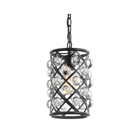 Gabrielle Single-Light LED Pendant - Oil Rubbed Bronze and Clear