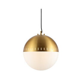 Remy Single-Light Globe Pendant - Brass Gold