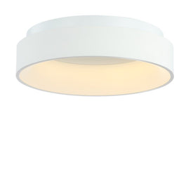 Ring LED Flush Mount Ceiling Fixture - White