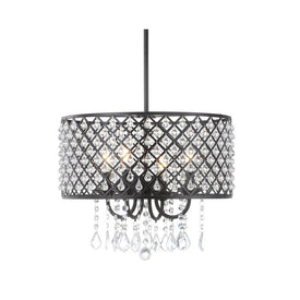 Gigi Four-Light Pendant - Black