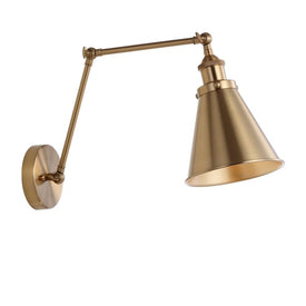 Rover Single-Light LED Adjustable Arm Wall Sconce - Brass Gold