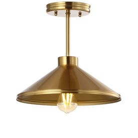 Cisco Single-Light LED Pendant - Brass Gold