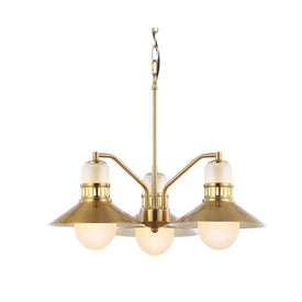 Colin Three-Light LED Pendant - Brass Gold