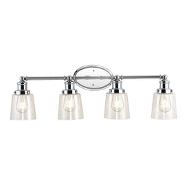 Beverly Four-Light LED Bathroom Vanity Fixture - Chrome