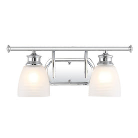 Beverly Two-Light LED Bathroom Vanity Fixture - Chrome