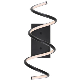 Scribble LED Wall Sconce - Black