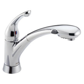 Signature Single Handle Pull Out Kitchen Faucet