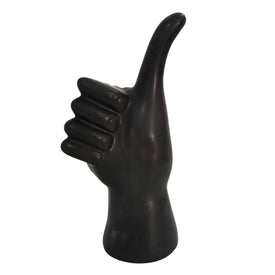 6" Thumbs Up Table Decoration - Black