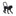 Polyresin Walking Monkey Figurine - Black