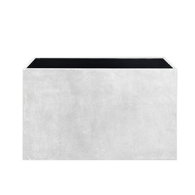 Rectangular Metal Planter Box - White