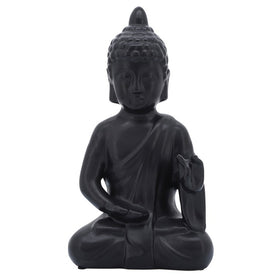 Ceramic Seated Buddha - Black