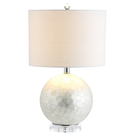 Zuri LED Table Lamp - Pearl White