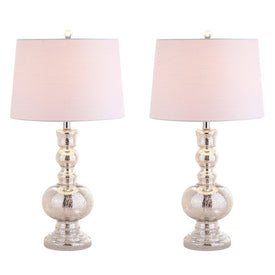 Genie Table Lamps Set of 2 - Mercury Silver