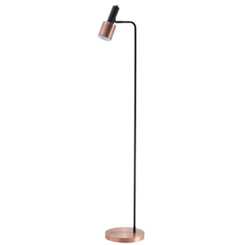 Brady Floor Lamp - Copper and Black