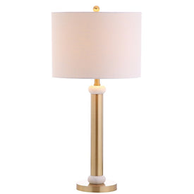 Gregory Table Lamp - Gold and White