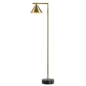 Chelsea LED Floor Lamp - Brass Gold and Black