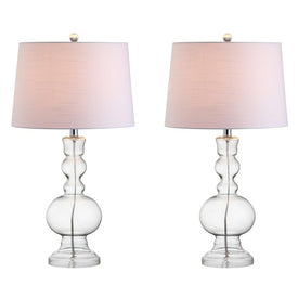 Genie Table Lamps Set of 2 - Clear