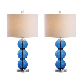 Bella Table Lamps Set of 2 - Cobalt Blue