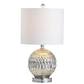 Krister Glass Table Lamp - Silver