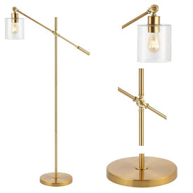 Kathryn LED Floor Lamp - Brass Gold