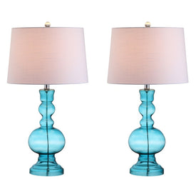 Genie Table Lamps Set of 2 - Aqua