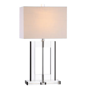 Parish Crystal Table Lamp - Clear and Black
