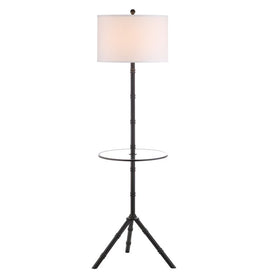 Hall End Table Floor Lamp - Oil Rubbed Bronze