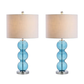 Bella Table Lamps Set of 2 - Sky Blue