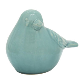 Ceramic Bird Figurine - Sea Green
