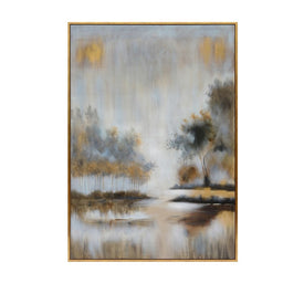 74" x 50" - Landscape Oil Painting - Multi
