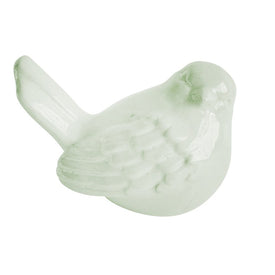 10" Ceramic Bird Figurine - Green
