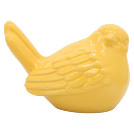 10" Ceramic Bird Figurine - Yellow