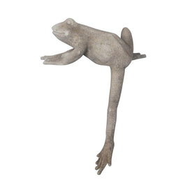 Polyresin Frog with Leg Down