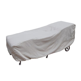 Protective Cover for Large Chaise Lounge with Elastic