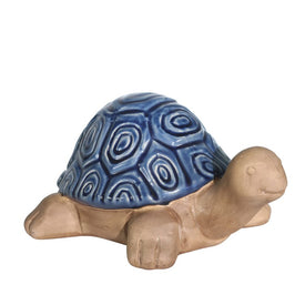 Ceramic Tortoise Figurine - Navy