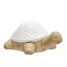 13" Ceramic Tortoise Figurine - White