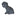 14" Magnesia/Fiberglass Sitting Puppy Garden Stature - Dark Gray