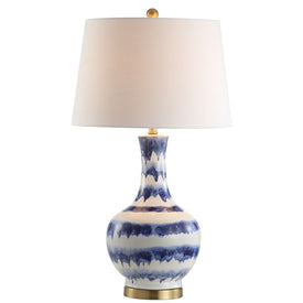 Tucker Table Lamp - Blue and White