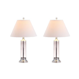 Astor Table Lamps Set of 2 - Smoked Gray