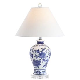 Song Ceramic Table Lamp - Blue and White