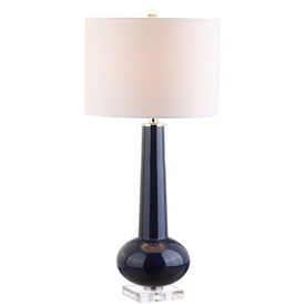 Hope Ceramic Table Lamp - Navy